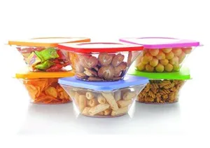 0734 Airtight Kitchen Food Storage Multi Use Containers 4pc (700 ml)