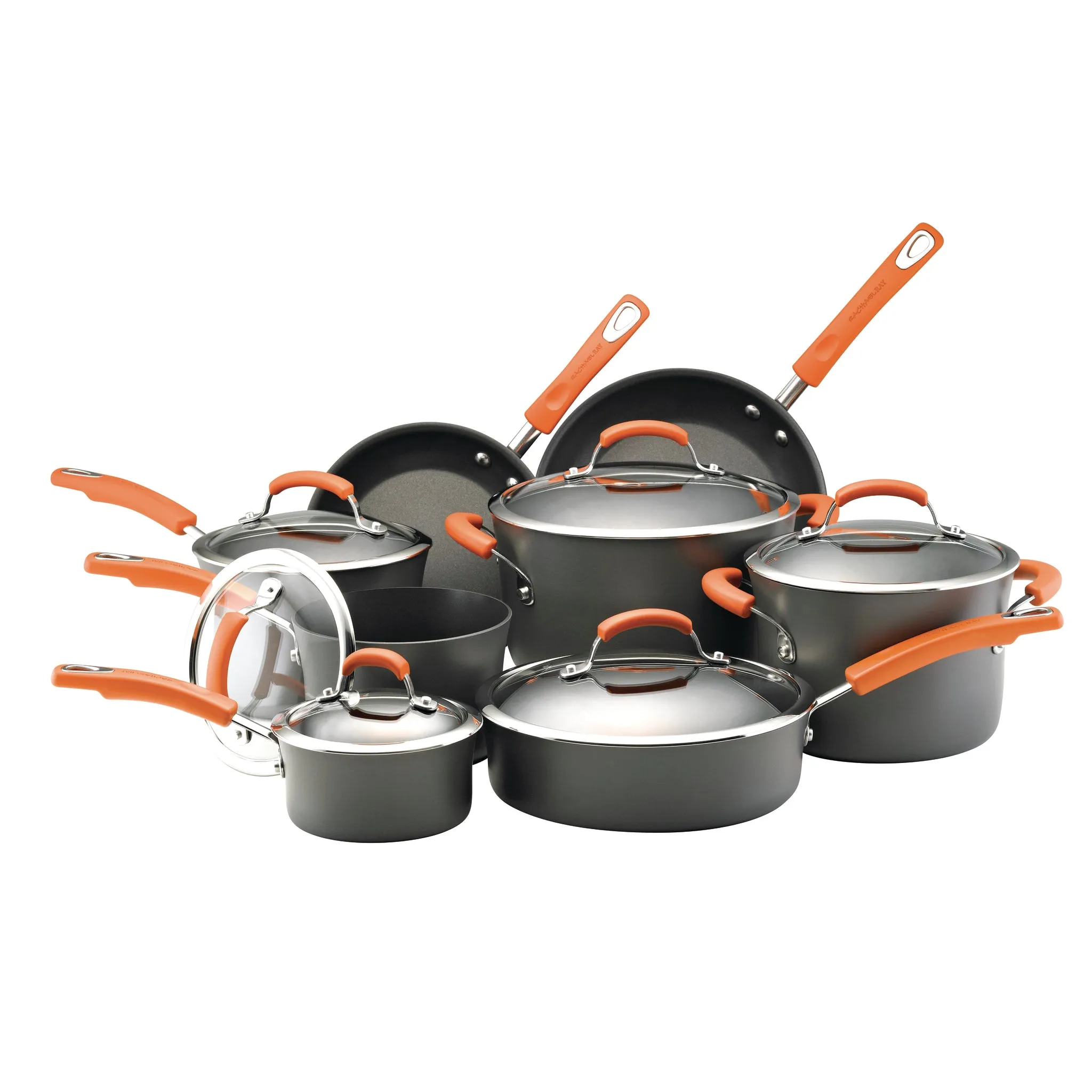 14-Piece Hard Anodized Cookware Set