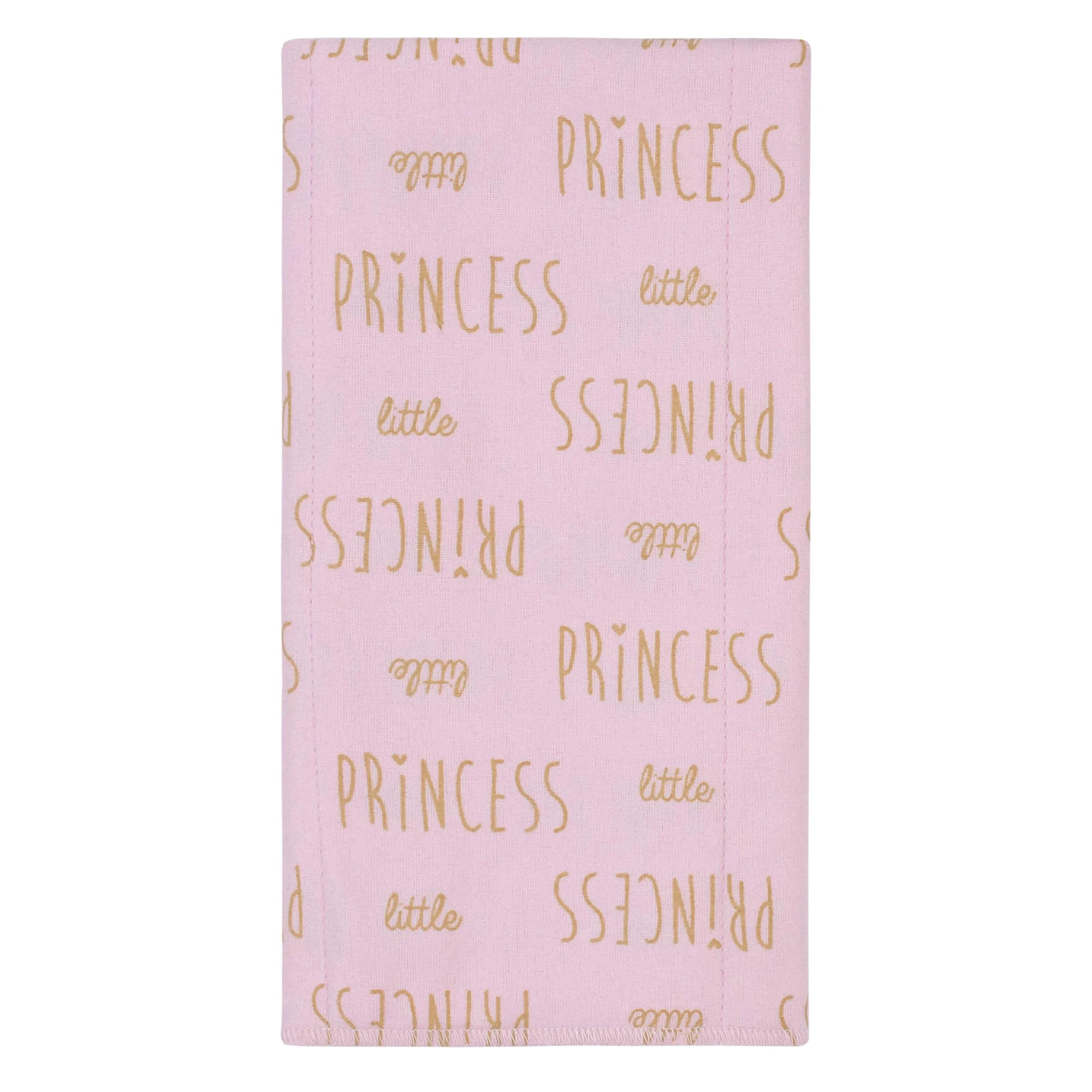 4-Pack Baby Girls Princess Flannel Burp Cloths