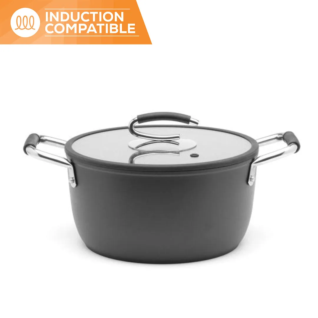 5 Qt Induction Compatible Dutch Oven   Glass Lid