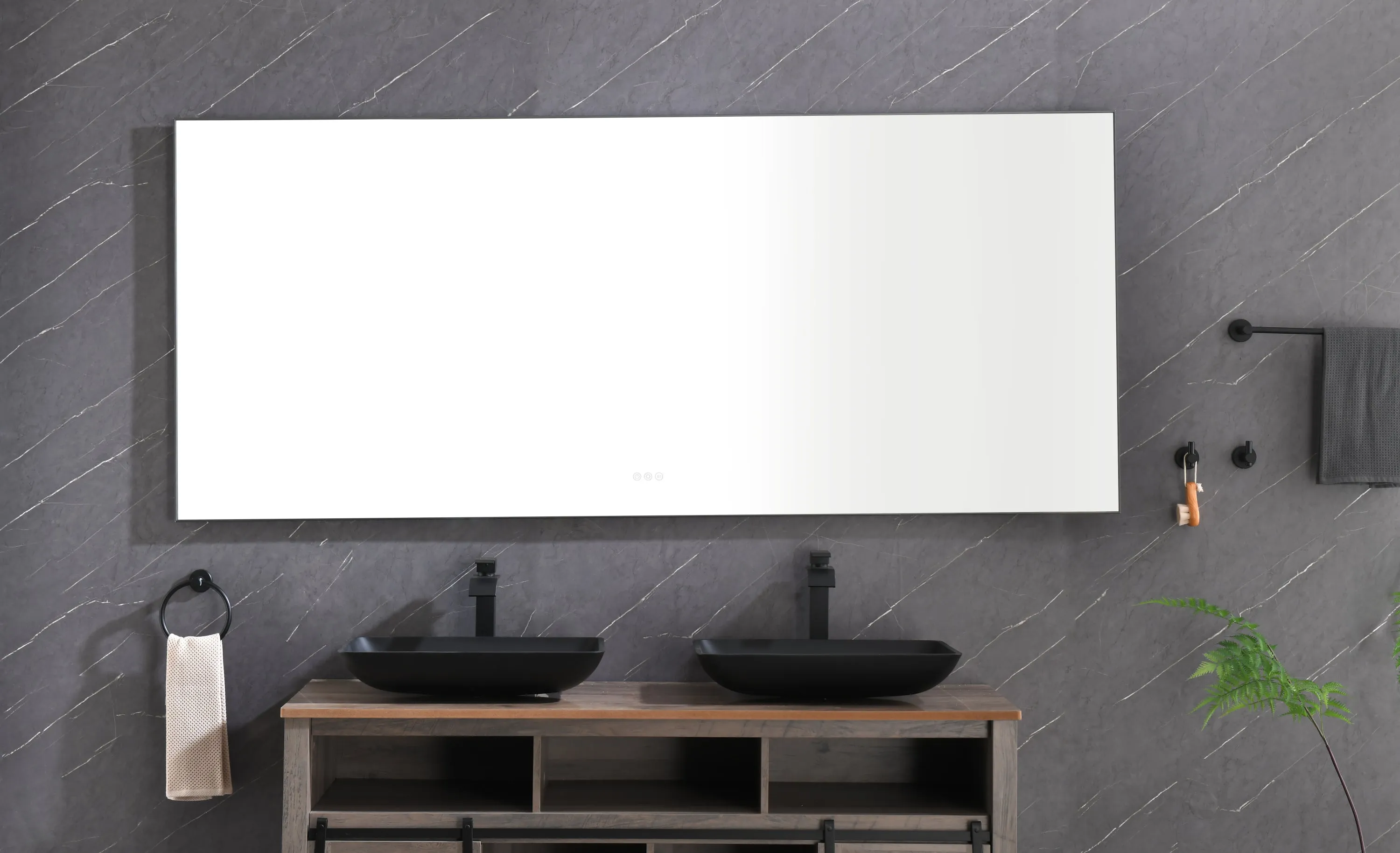 84x 36Inch LED Mirror Bathroom Vanity Mirror with Back Light, Wall Mount Anti-Fog Memory Large Adjustable Vanity Mirror