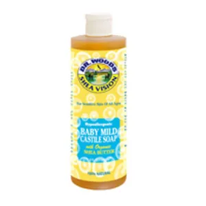 Baby Castile Soap Shea Butter 8 Oz By Dr.Woods Products