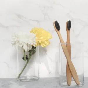 Bamboo Tongue Cleaners & Toothbrushes | 2 Tongue Cleaners | 2 Bamboo Toothbrush