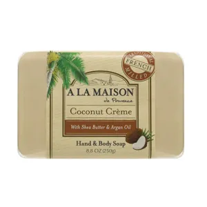 Bar Soap Coconut Creme, 8.8 oz By A La Maison