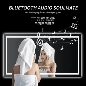 Bluetooth Fogless Bathroom Mirror Backlight Touch Control