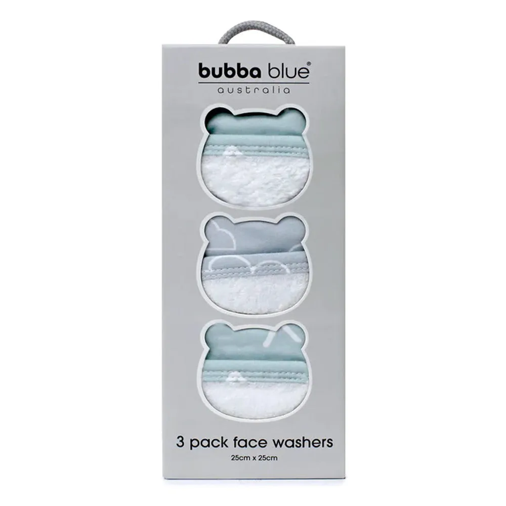 Bubba Blue Nordic 3pk Wash Cloth