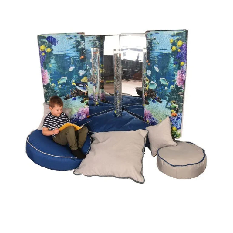 Bubble Tube Corner Soft Play with Mirrors