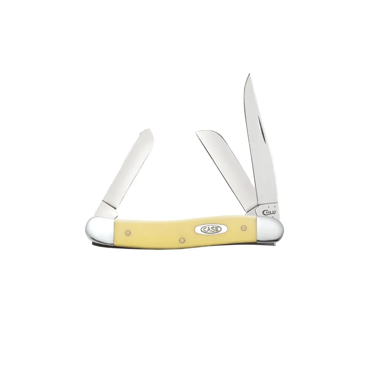 CASE KNIVES YELLOW SYNTHETIC MEDIUM STOCKMAN