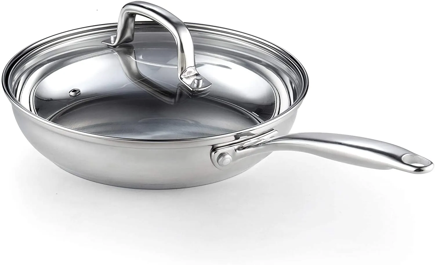 Cook N Home 02610 Stainless Steel Fry Lid