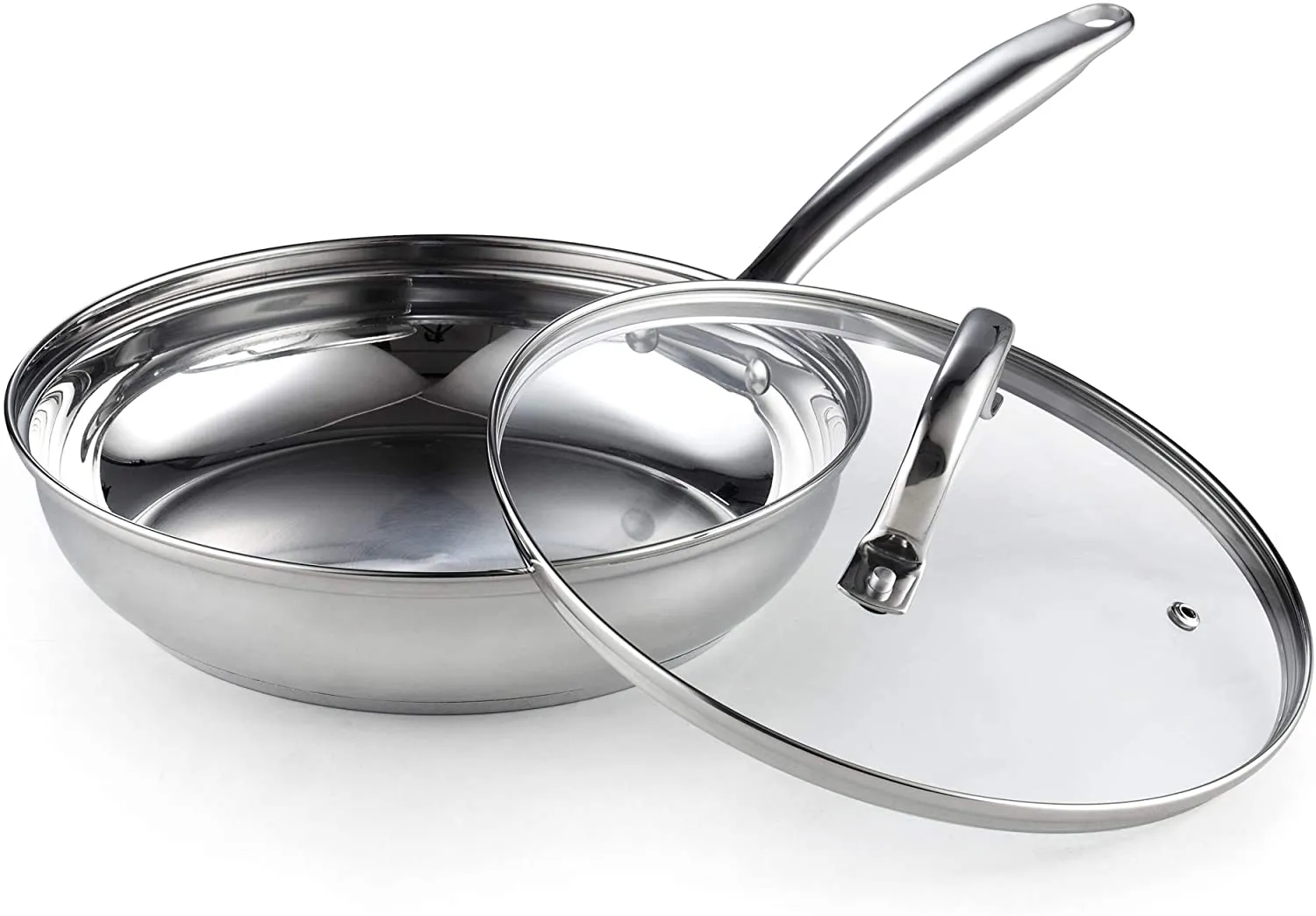 Cook N Home 02610 Stainless Steel Fry Lid