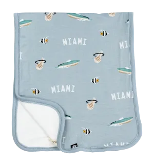 Court Culture x Kyte Baby Nautical Fog Burp Cloth