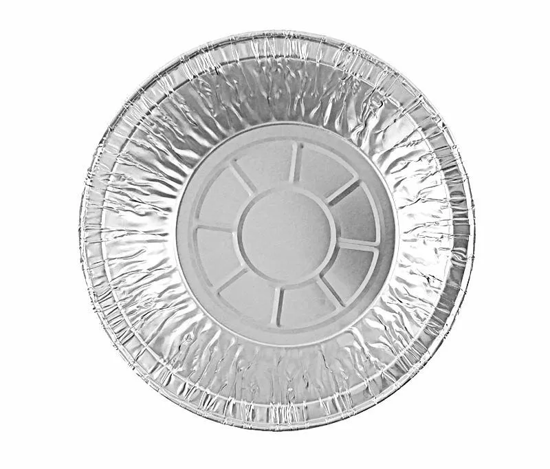 Durable 5 3/4" Aluminum Foil Meat Pot Pie Pan 1 13/16" Deep 50/PK