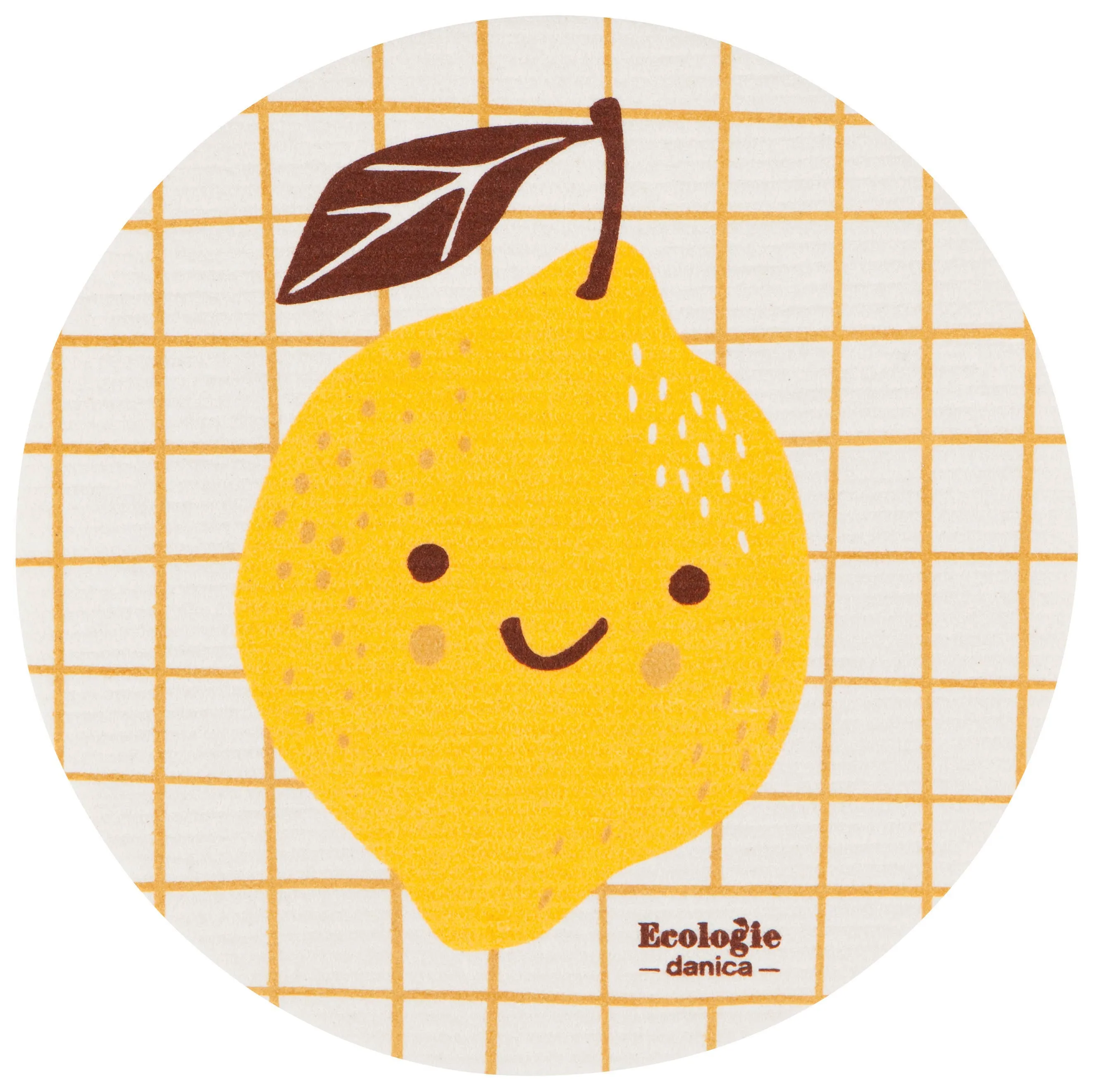 Fruit Face Round Swedish Dishcloth