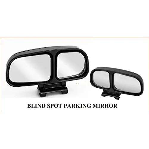 FUKALO Vehicle Car Blind Spot Mirrors Angle Rear Side View, Black, Left Right Set