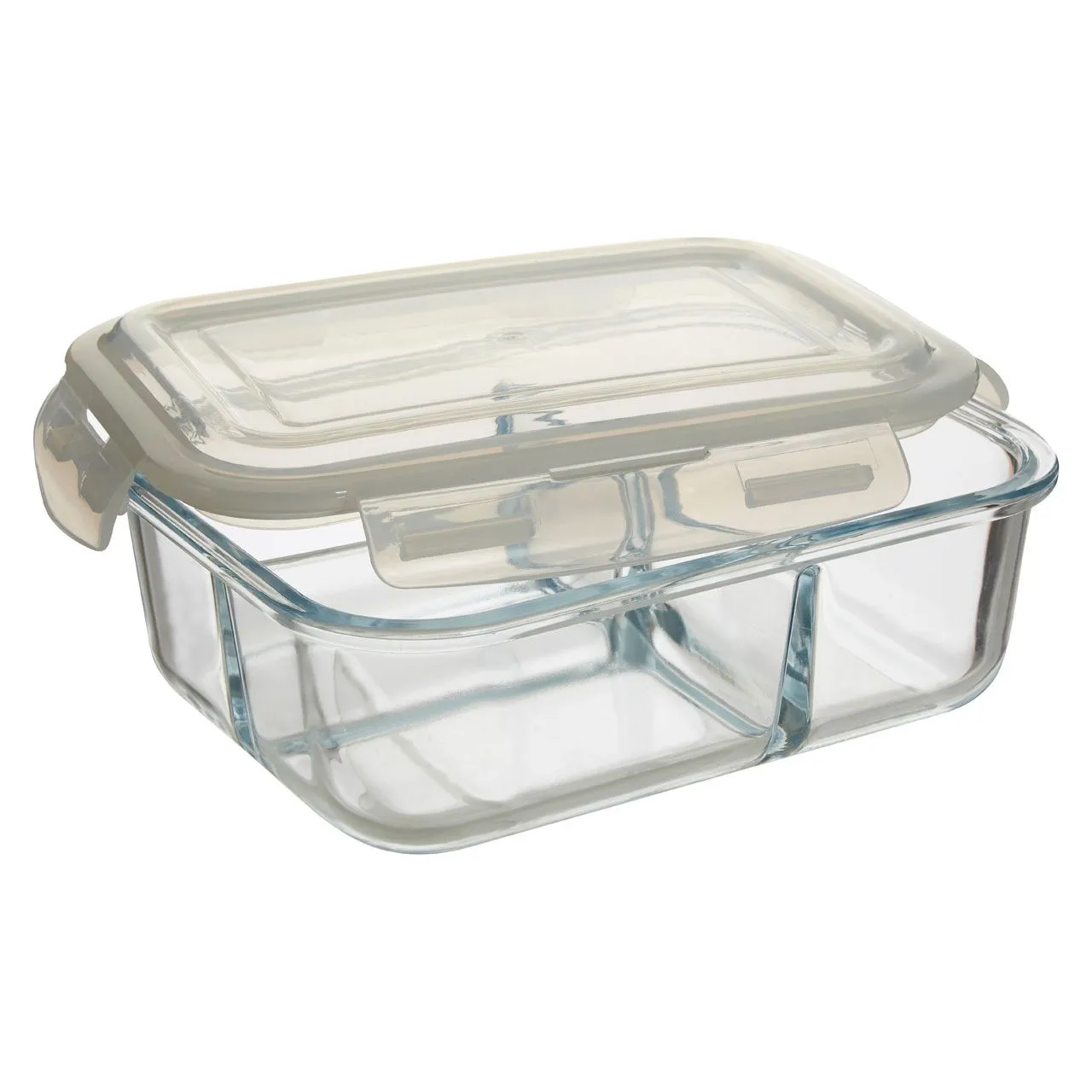 Glass Airtight Silicone Seal Premium Food Storage Container For Complete Food Preservation - All Sizes