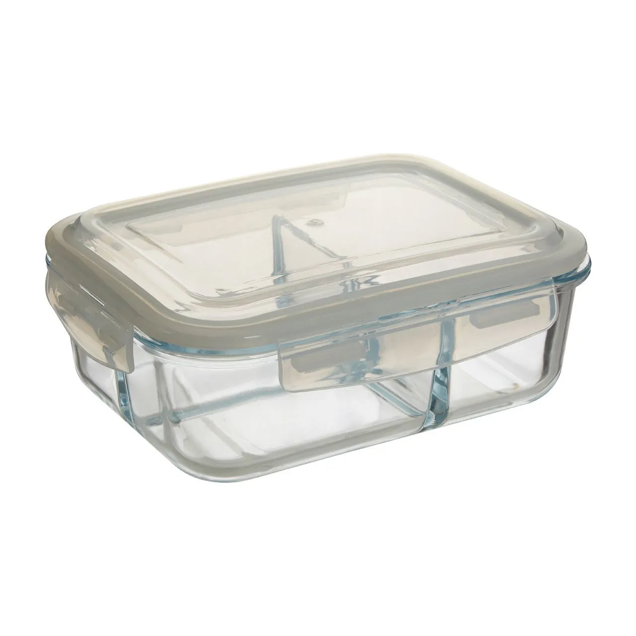 Glass Airtight Silicone Seal Premium Food Storage Container For Complete Food Preservation - All Sizes