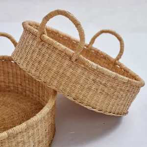 Handcrafted Bolga Woven Tray