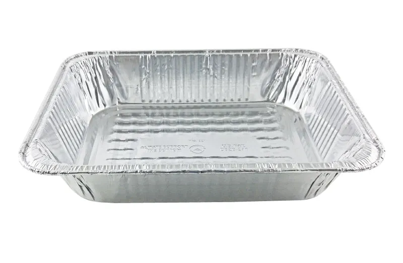 Handi-Foil Half-Size Deep Steam Table Aluminum Pan 45 Gauge Extra Heavy Duty 100/CS