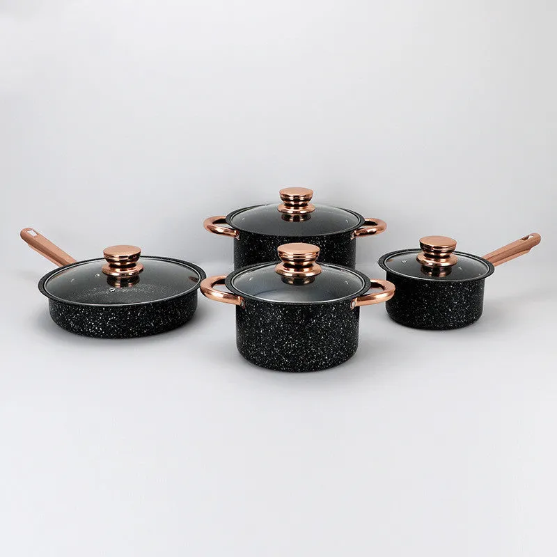 Household Medical Stone Non-stick Pan Set