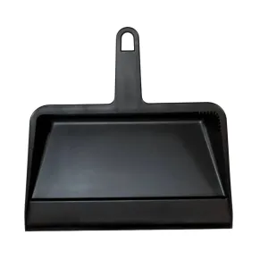 Impact 700 Plastic Heavy Duty Dust Pan, 12" x 12",  Black (Each)