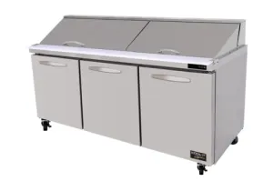 Kool-It KSTM-72-3 Mega Top Sandwich and Salad Prep Unit 20.2 cu ft