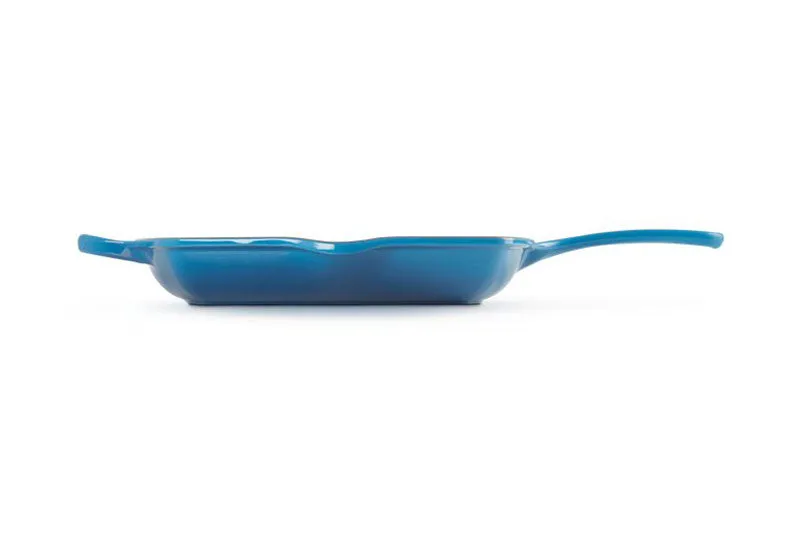 Le Creuset Signature Cast Iron Square Grillit 26cm Marseille Blue