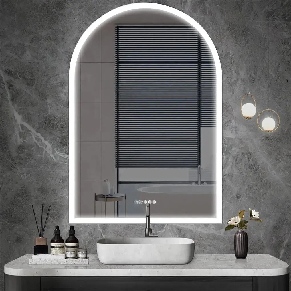 LED Arched Bathroom Vanity Mirror