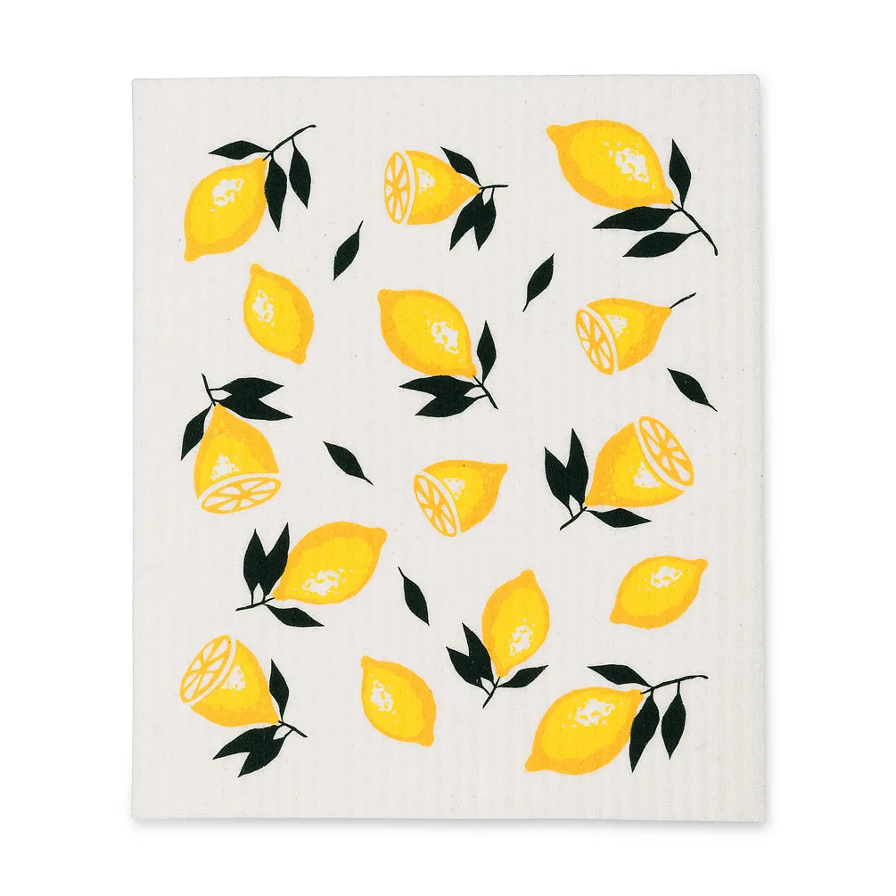 Lemons Swedish Dish Cloths-Set of 2