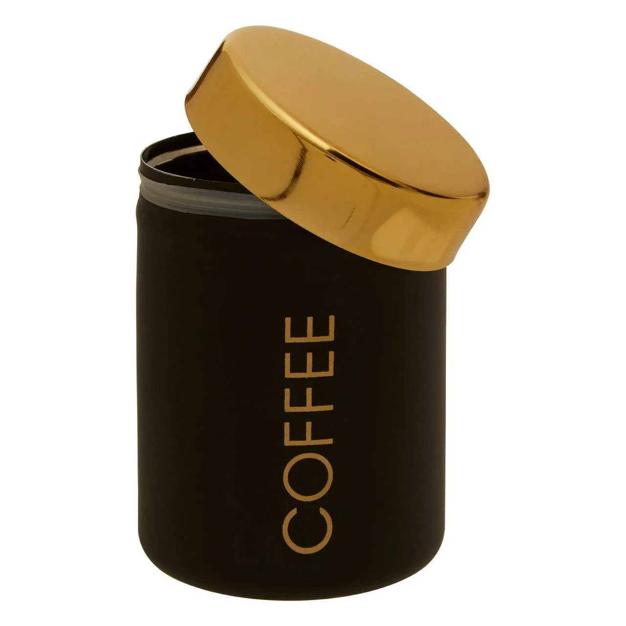 Liberty Black Enamel Coffee Canister