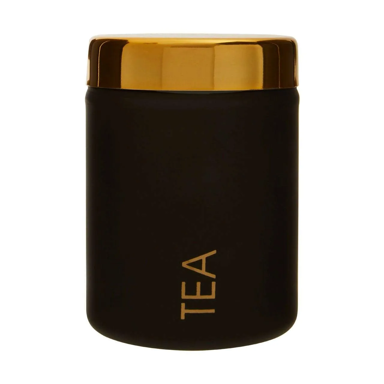 Liberty Black Enamel Tea Canister