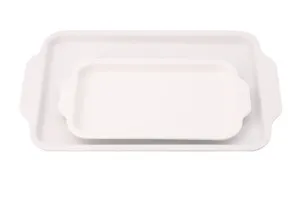 Melamine Tray with Flat Handles (Small or Large)