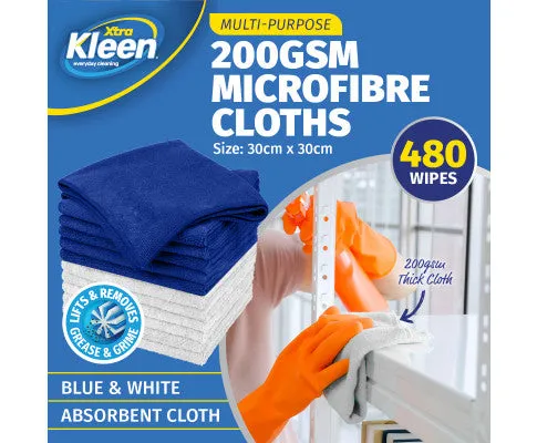 Micro Fibre Cloths Xtra Kleen 480 PIECE Value Box