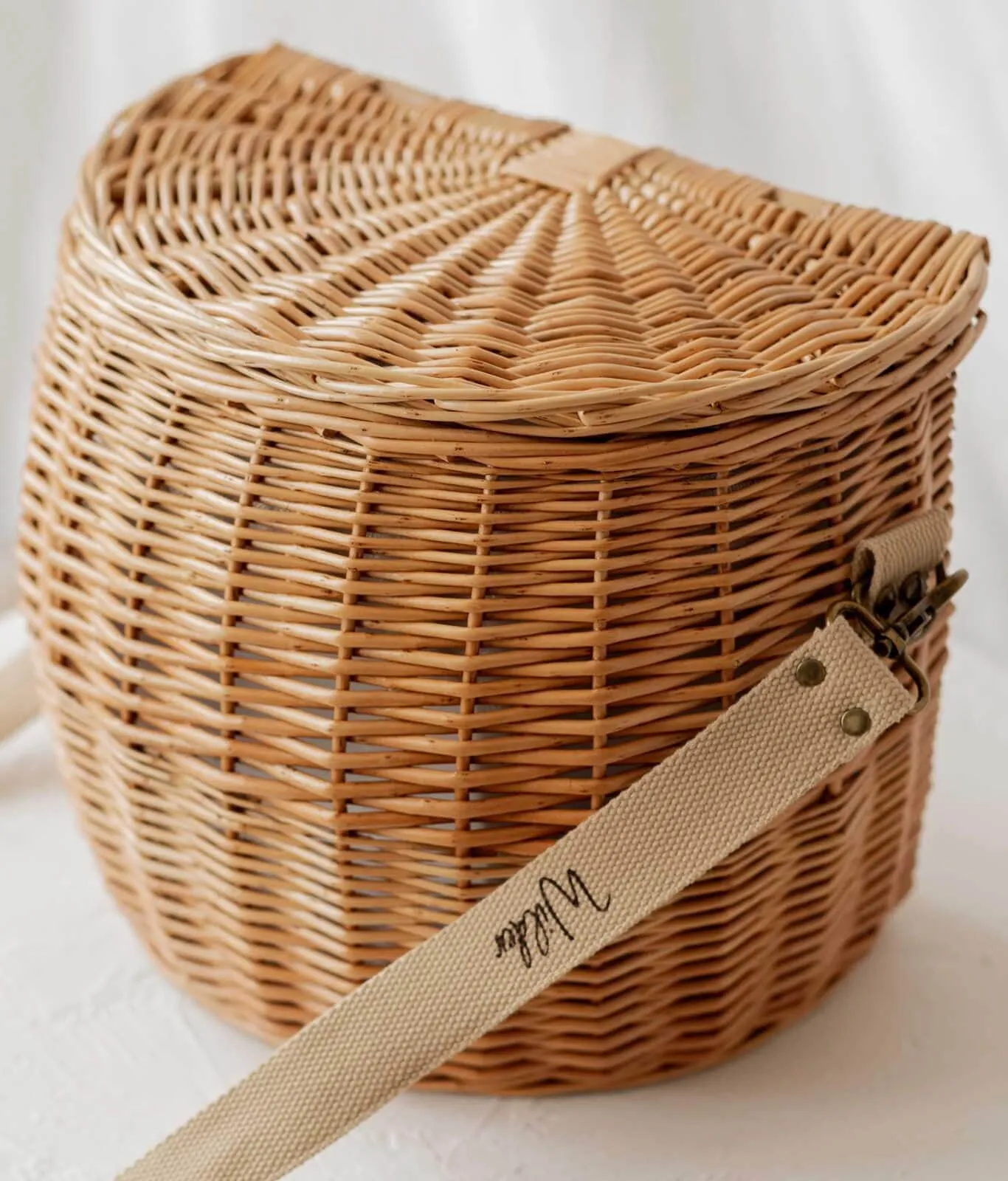 Millie - Half Round Wicker Carry Basket