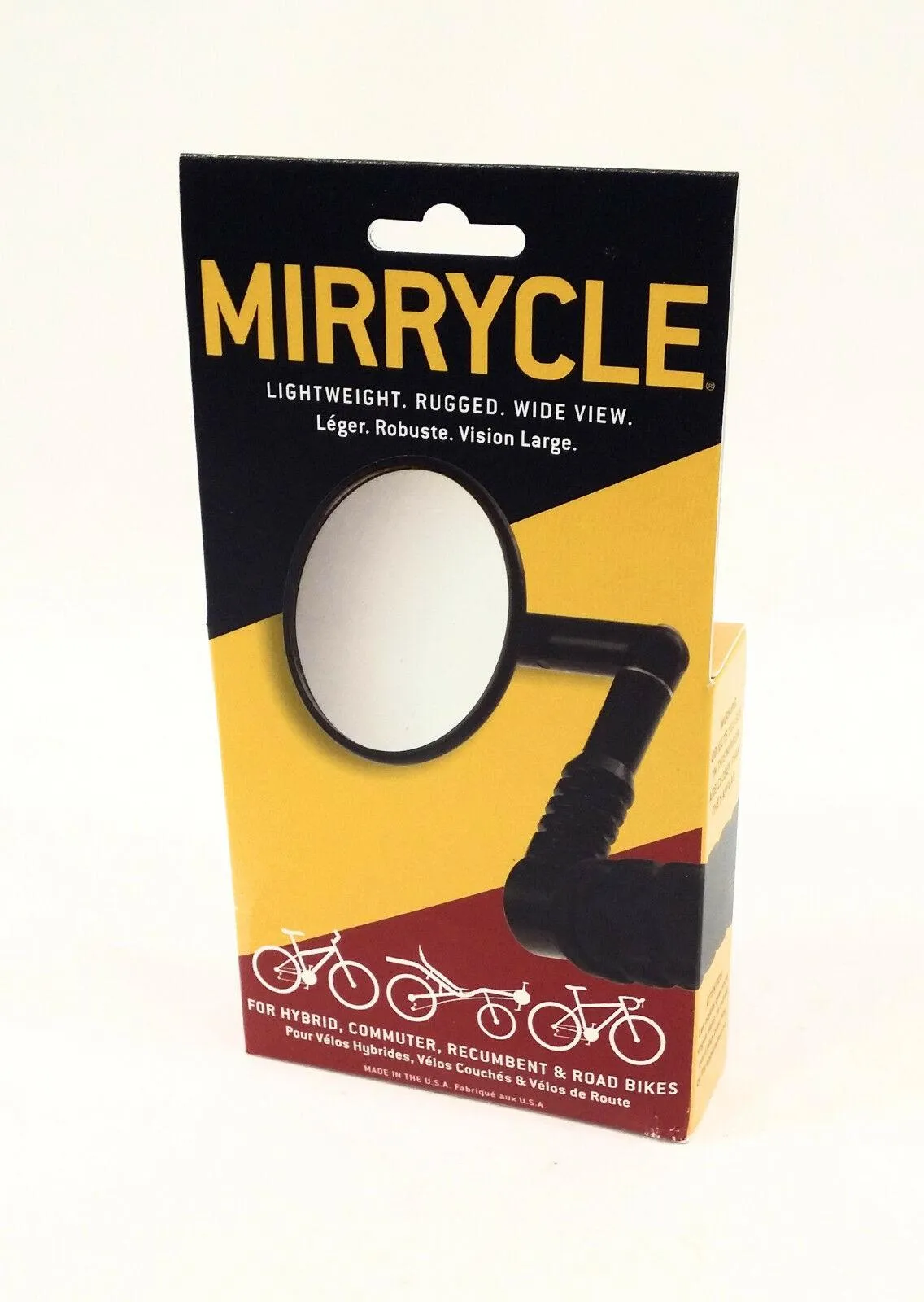 Mirrycle Mirror Adjustable Rear View Bicycle Mirror