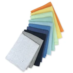 Multipack Organic Cotton Knit Tri-fold Burp Cloths