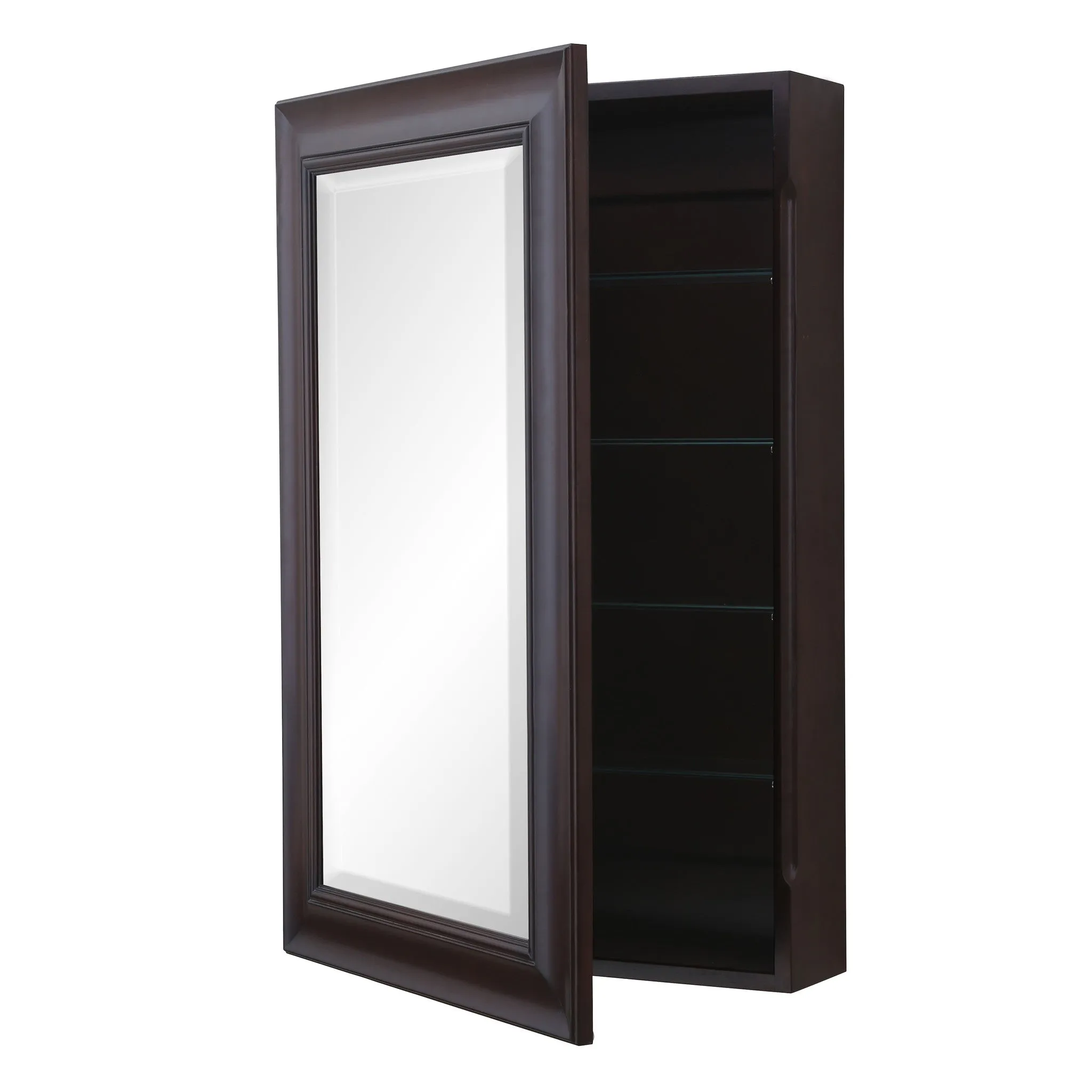 Napa Wall-Mounted Medicine Cabinet (Chocolate)