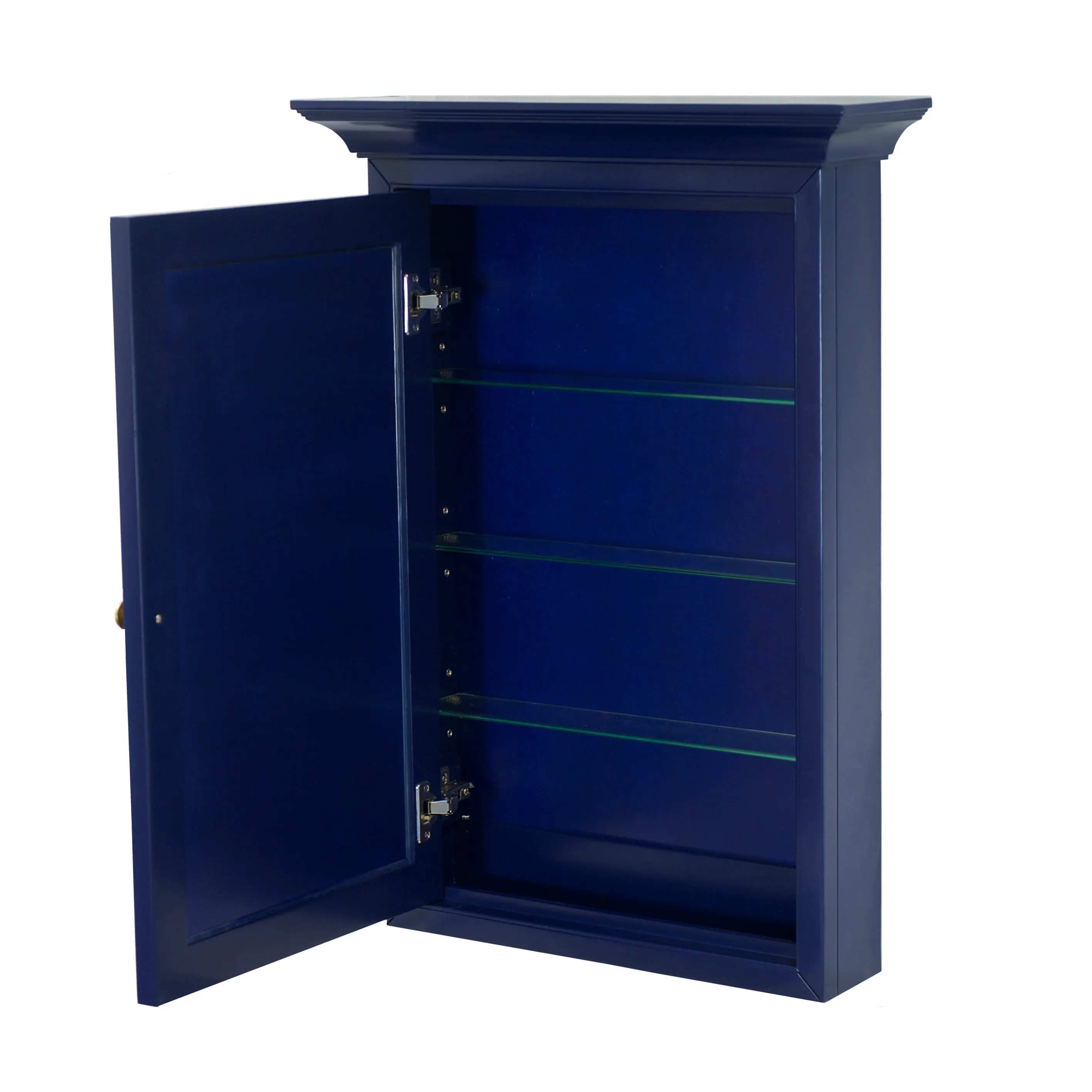 Newport Wall-Mounted Medicine Cabinet (Royal Blue)