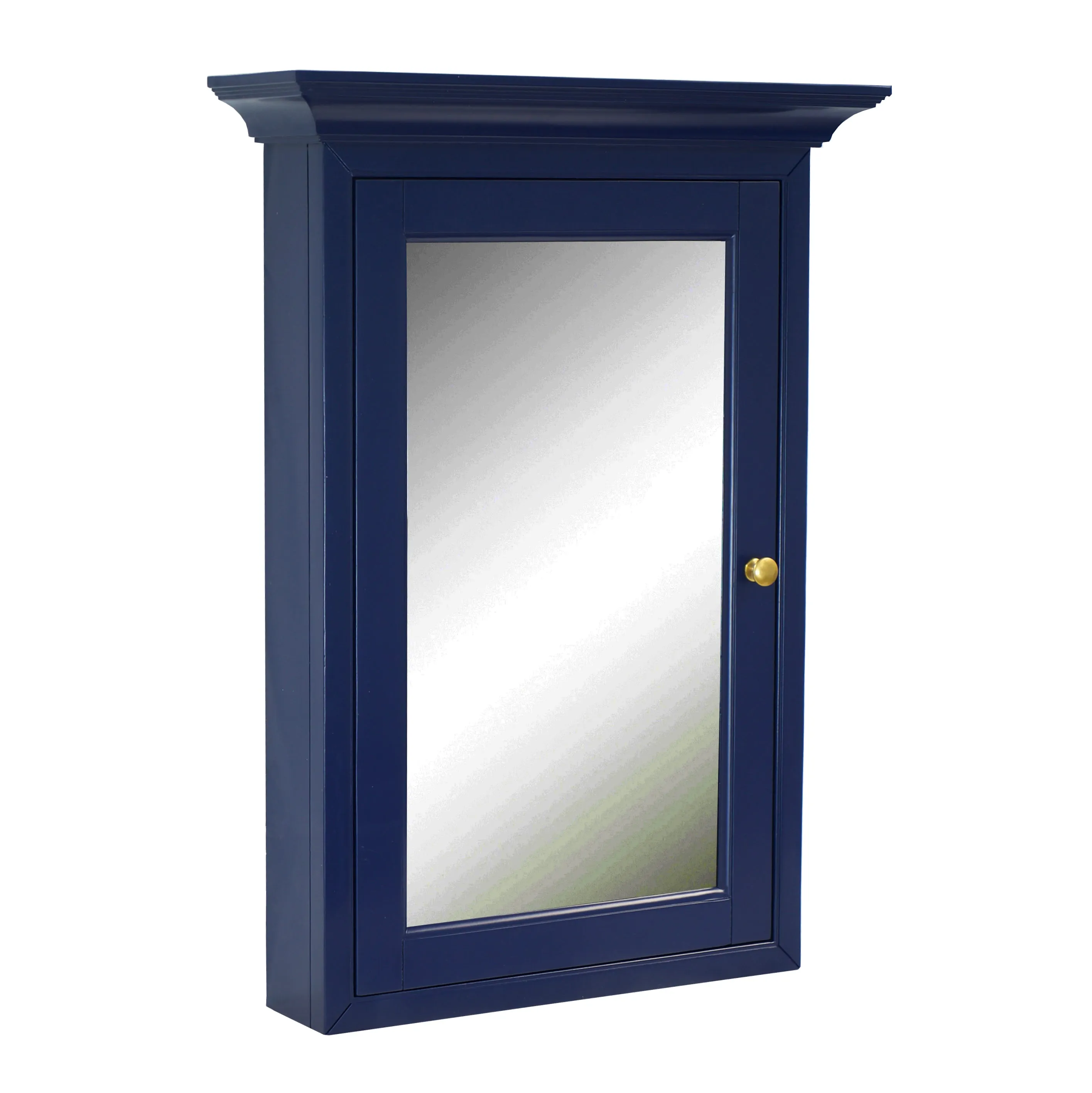 Newport Wall-Mounted Medicine Cabinet (Royal Blue)