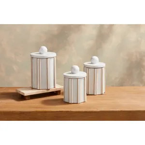 One Piece Medium Terracotta Canister