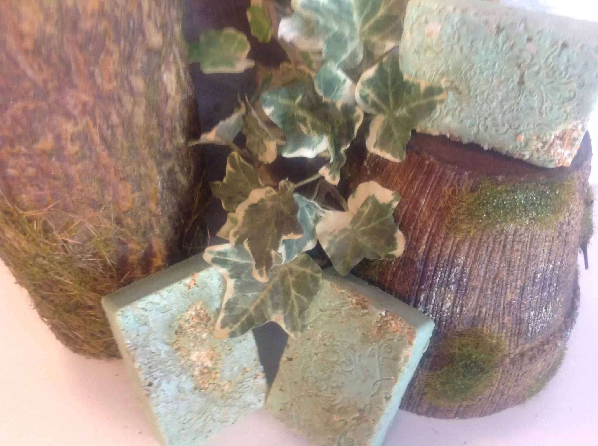 Organic Cucumber Soap with Dried Cucumber