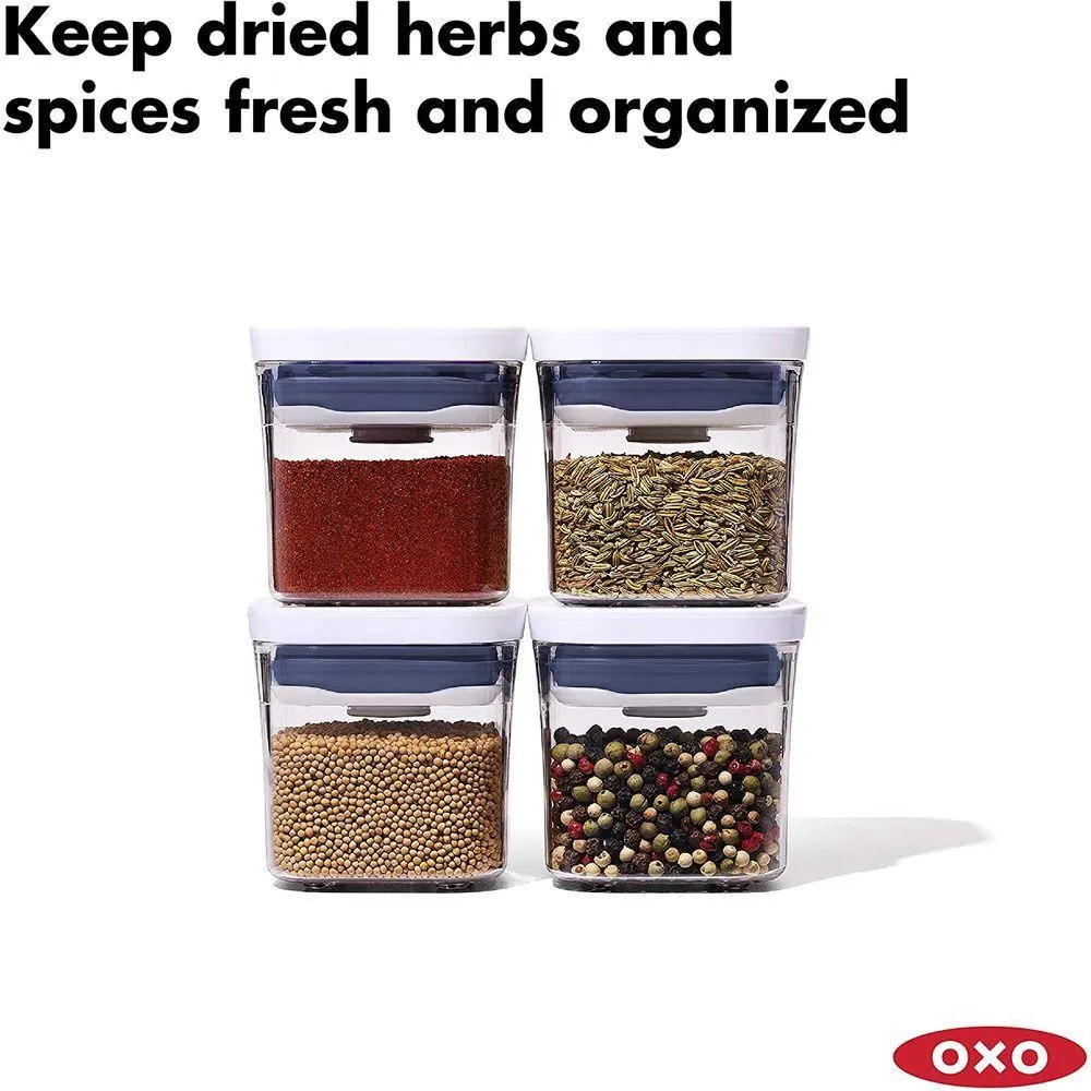 OXO Pop 2.0 4 Piece Mini Pantry Container Set