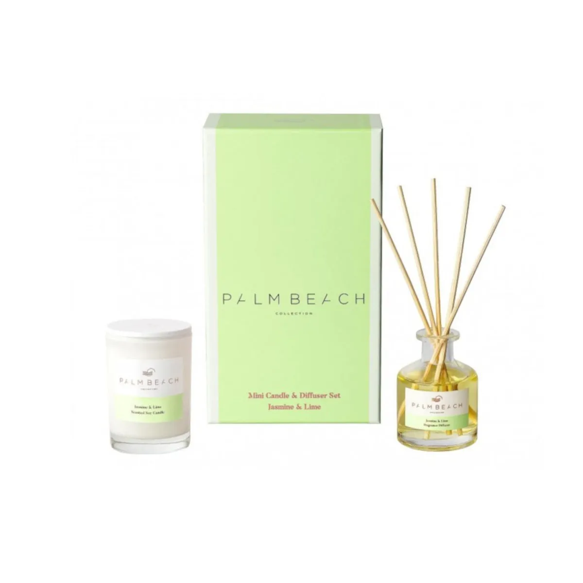 Palm Beach Collection Mini Candle & Diffuser Jasmine & Lime