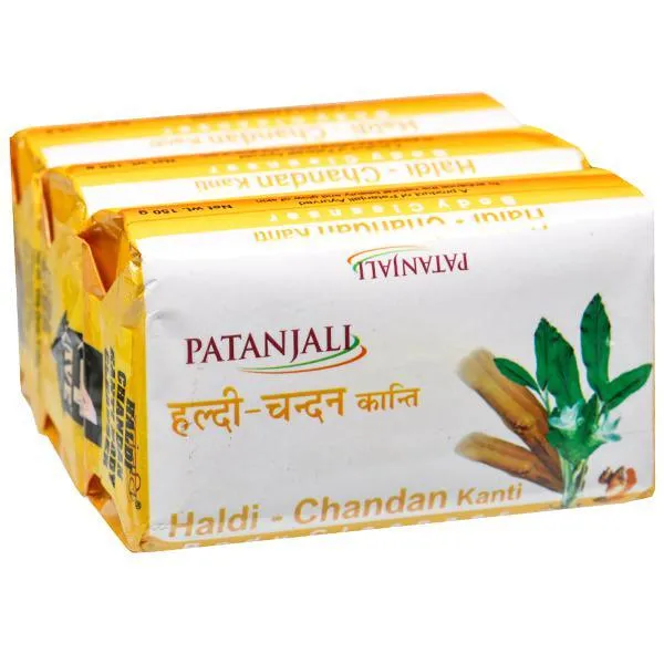 Patanjali Haldi Chandan Kanti - Body Cleanser Soap