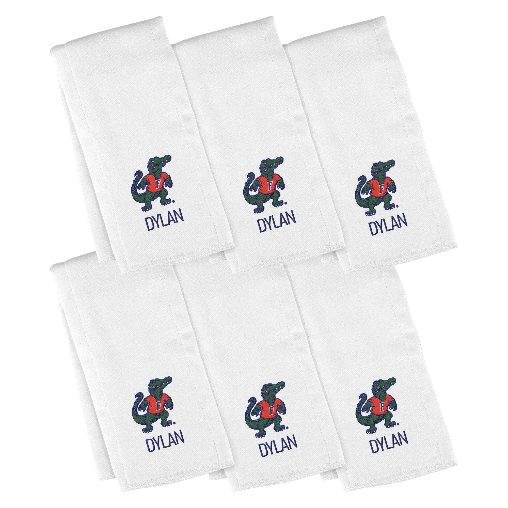 Personalized Florida Gators Albert 6-Pack Burp Cloths