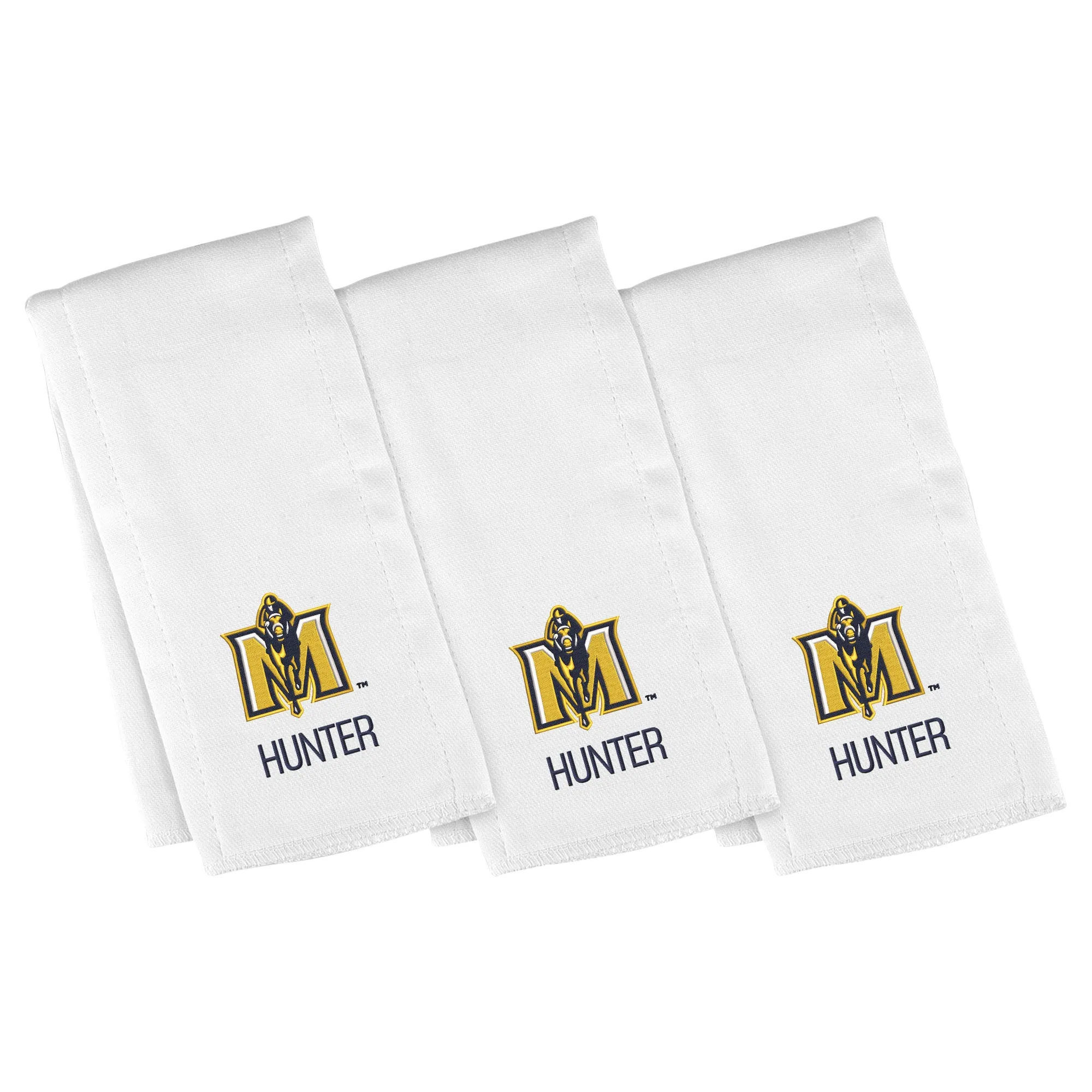 Personalized Murray St. Racers 3-Pack Burp Cloths