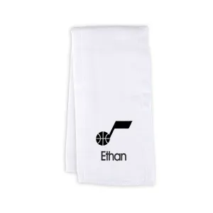 Personalized Utah Jazz Burp Cloth