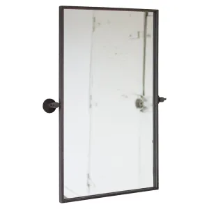 Raw Metal Adjustable Industrial Modern Wall Mirror