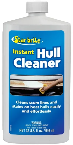 Star brite 081732PW Instant Hull Cleaner, Liquid, Sweet, Clear, 32 oz, Bottle :EA: QUANTITY: 1