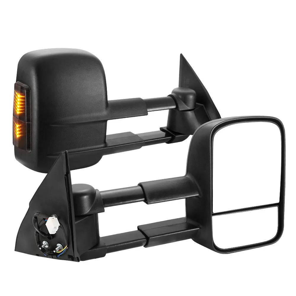 Towing Extendable Mirrors for Toyota Prado 150 Series Wagon 11/2009 – 2019